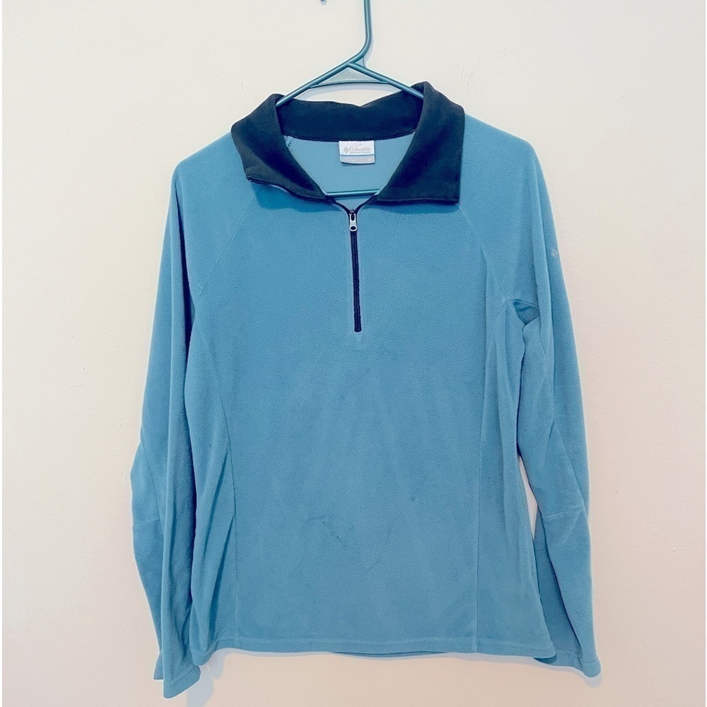 𝅺columbia fleece pullover, size medium